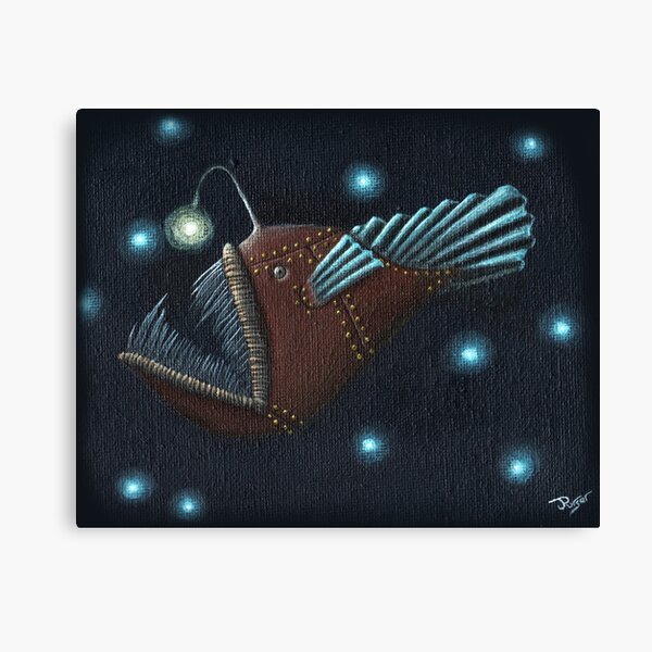 Aperçu de l'œuvre Poisson pêcheur créée et vendue par Jess Purser.