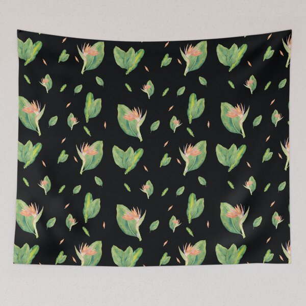 Item preview, Tropicalia in Black designed and sold by ILLUSTAY.