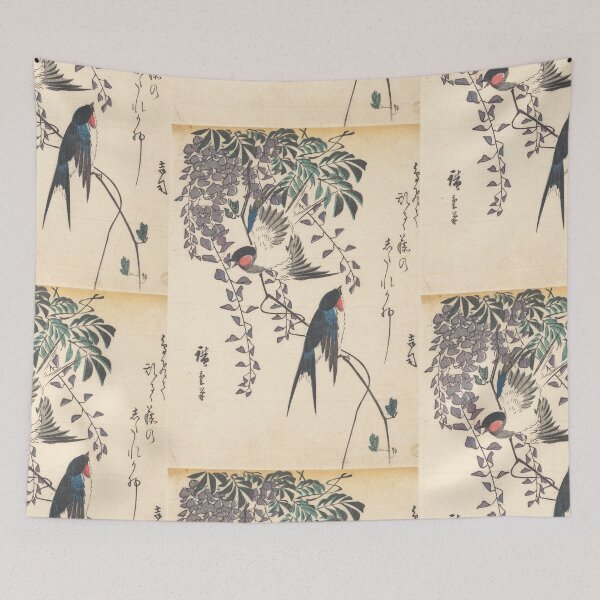 Item preview, Swallow and Wisteria designed and sold by ska6ask.