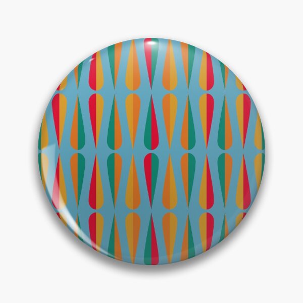 Item preview, Retro 60s vintage geometric style pattern designed and sold by designandclouds.