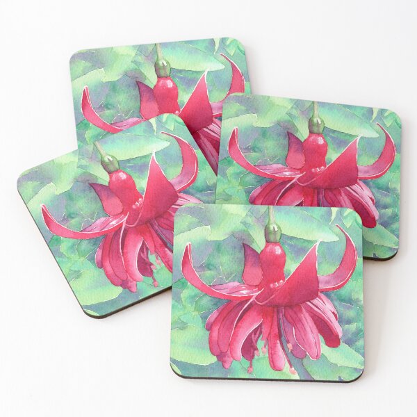 Artikelvorschau, Rote Fuchsia Blume entworfen und verkauft von Gareth Massam.