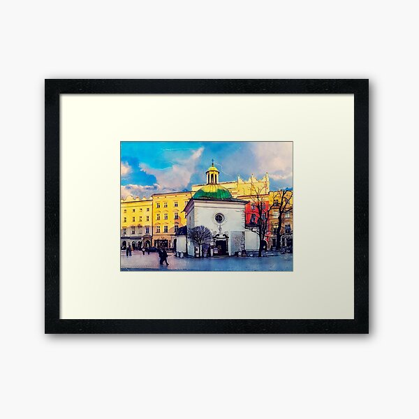 Cracow Church of St. Wojciech Framed Art Print