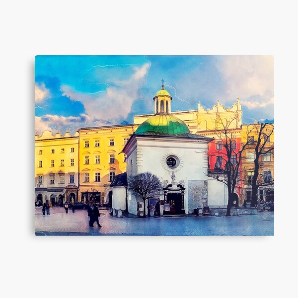Cracow Church of St. Wojciech Metal Print