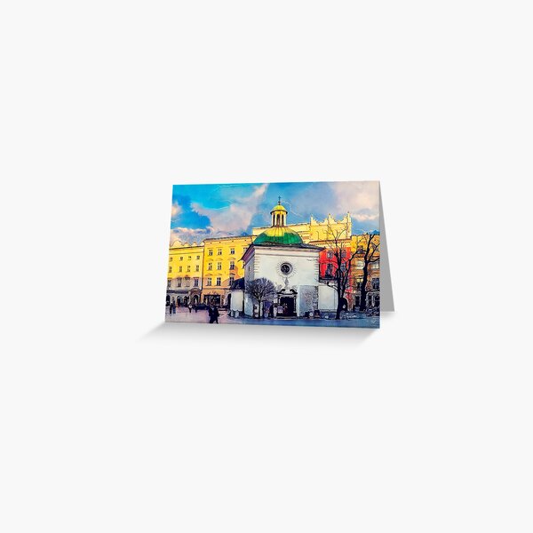Cracow Church of St. Wojciech Greeting Card