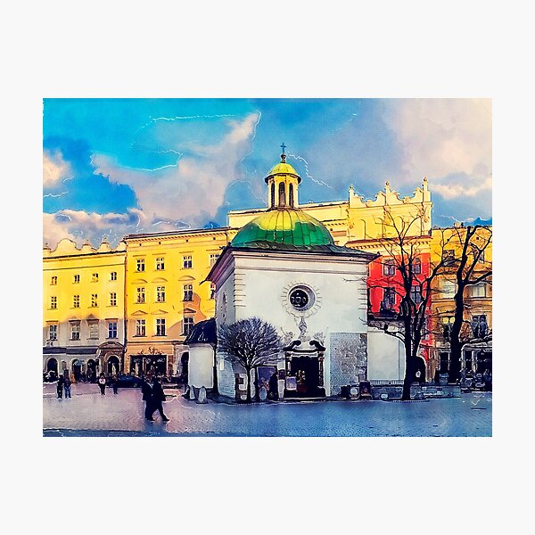 Cracow Church of St. Wojciech Photographic Print