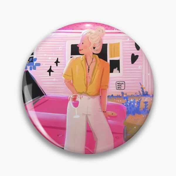 Item preview, digital painting in pink colors named "summertime vibes" designed and sold by mellyverdes.
