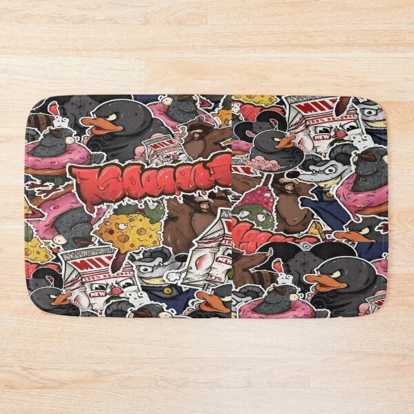 Item preview, Graffiti Cartoon Angry Duck designed and sold by AlisaFrozzen.