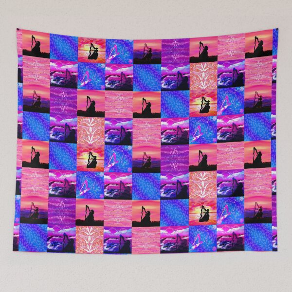 Item preview, Patchwork Harps and Music designed and sold by Only1helen.