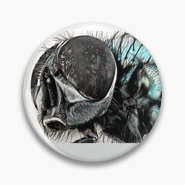 Item preview, Fly's Head: Close Up Etching Image designed and sold by mittie101.