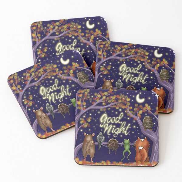 Item preview, Good Night Forestanimals! designed and sold by Janina-Kaufmann.