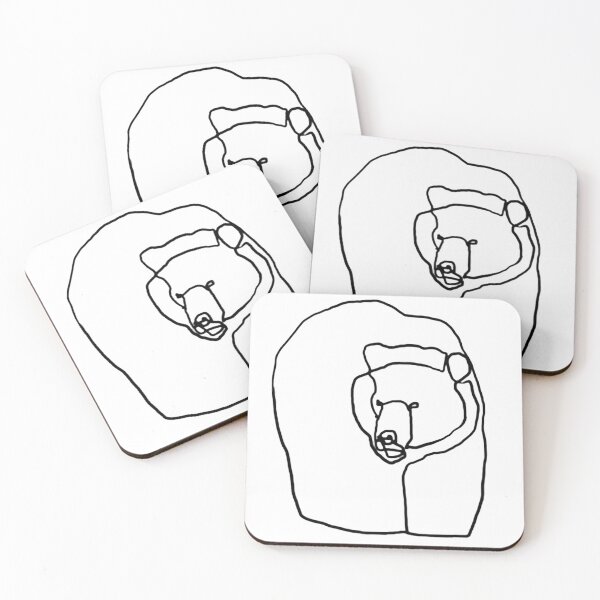 Item preview, One-Stroke Bear designed and sold by NinaMilivojevic.