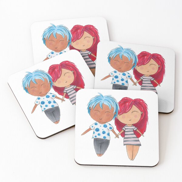 Item preview, Cute Couple designed and sold by QuirkyMint.