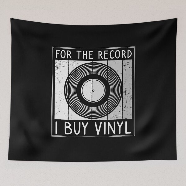 Item preview, For The Record I Buy Vinyl, Funny Vinyl Record Col designed and sold by TheReallyNiceStuff.