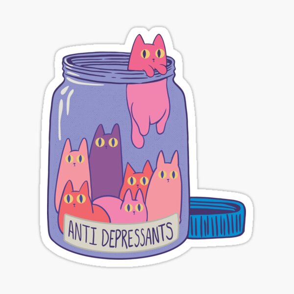 Item preview, Cat Anti-Depressants designed and sold by Viders.