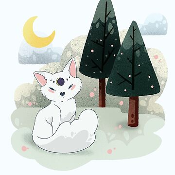 Artwork thumbnail, moon fox by Sandramartins