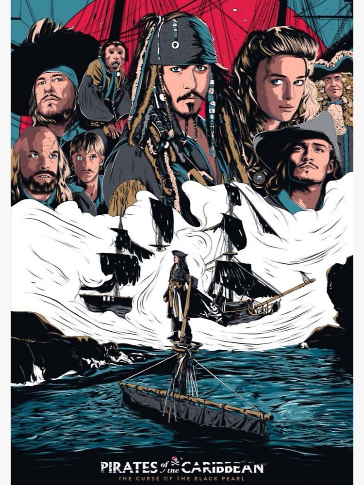 Pirates of the Caribbean the Curse of the Black Pearl Magnet 