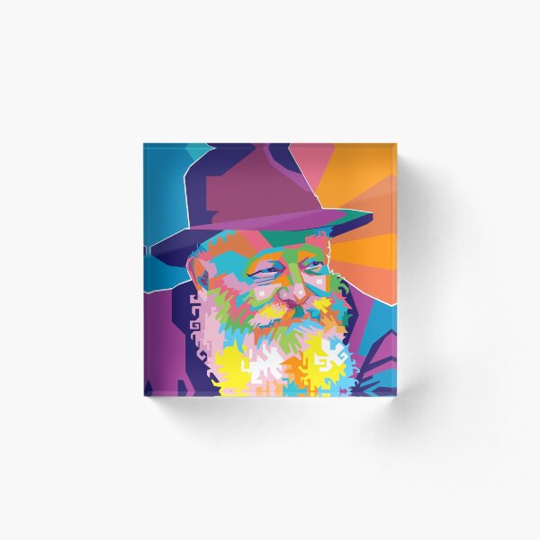 Menachem Mendel Schneerson Acrylic Block