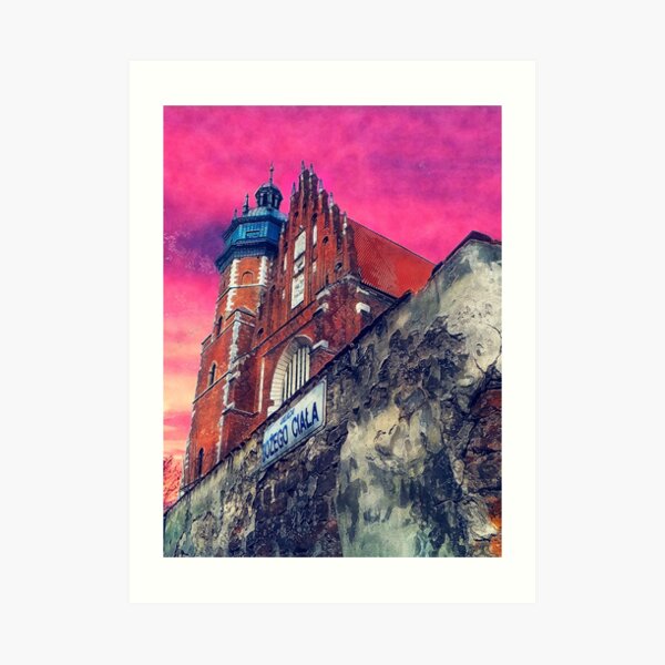 Cracow Kazimierz art Art Print