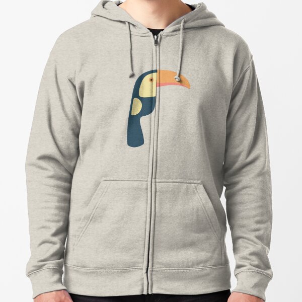 Toucans Zipped Hoodie