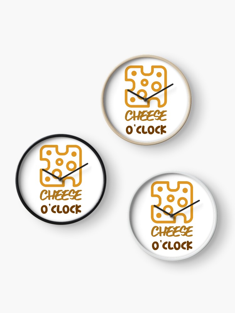 Imagen 3 de 4, Reloj con la obra Queso en punto, diseñada y vendida por cheesedup.