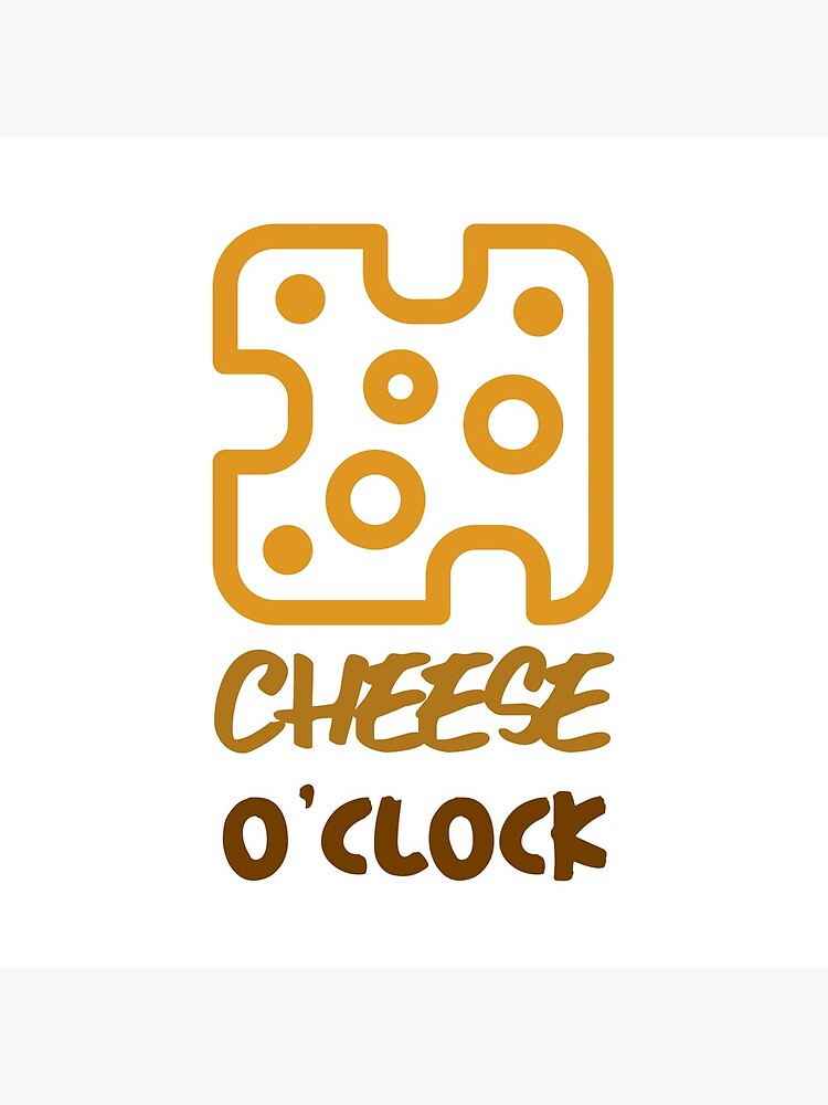 Imagen 4 de 4, Reloj con la obra Queso en punto, diseñada y vendida por cheesedup.