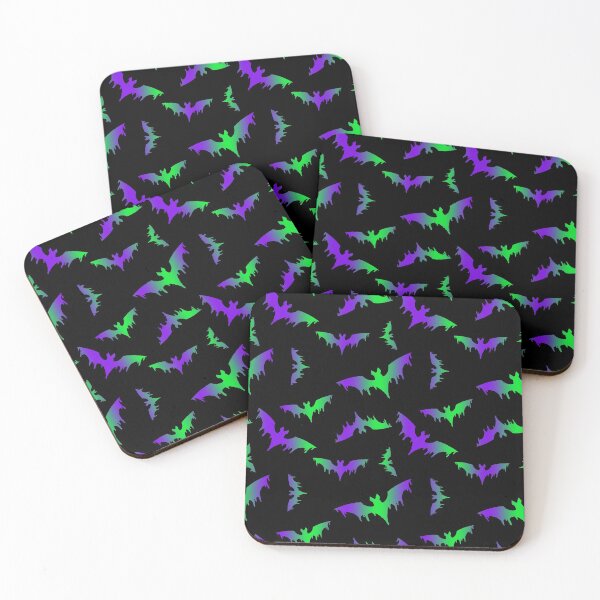 Item preview, Bat purple green designed and sold by tada-leipzig.