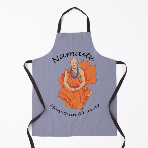 Item preview, Socially Distanced Monk Namaste designed and sold by MrE-Tees.