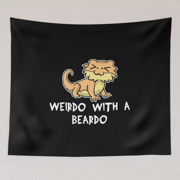 Item preview, Lizard Weirdo With A Beardo bearded dragon gift designed and sold by Mesyo.