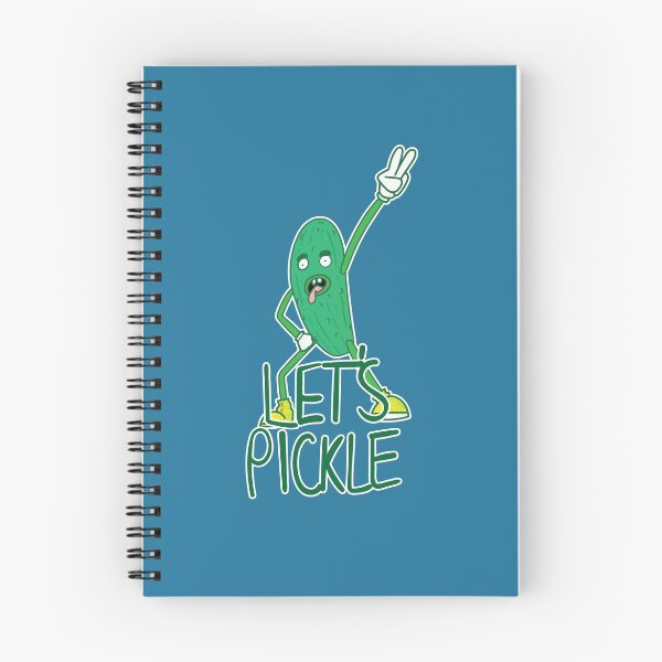 Item preview, Let's Pickle - Rock Out Pickle Man in Blue designed and sold by Vincent White.