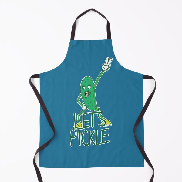Item preview, Let's Pickle - Rock Out Pickle Man in Blue designed and sold by Vincent White.