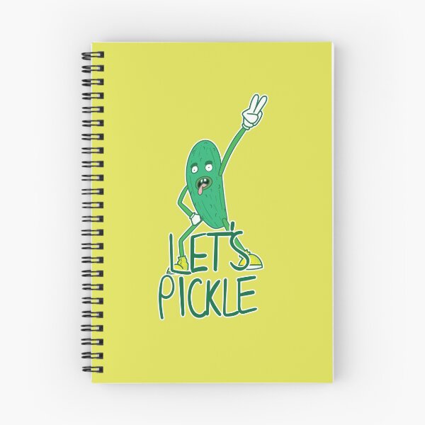 Item preview, Let's Pickle - Rock Out Pickle Man in Yellow designed and sold by Vincent White.