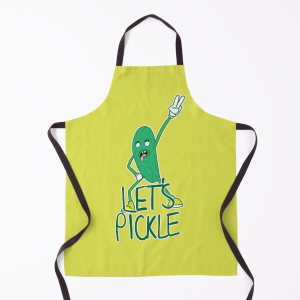 Item preview, Let's Pickle - Rock Out Pickle Man in Yellow designed and sold by Vincent White.