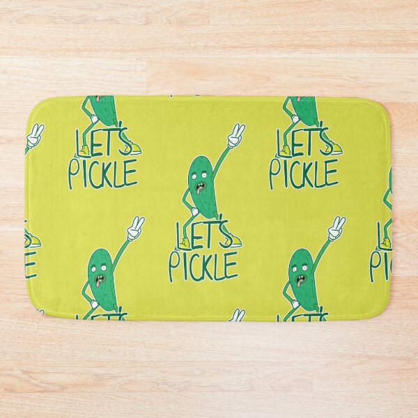 Item preview, Let's Pickle - Rock Out Pickle Man in Yellow designed and sold by Vincent White.