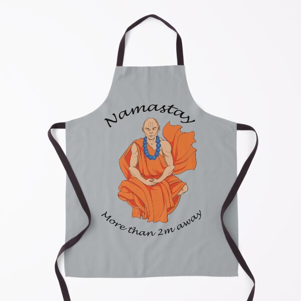 Item preview, Socially Distanced Monk Namastay designed and sold by MrE-Tees.
