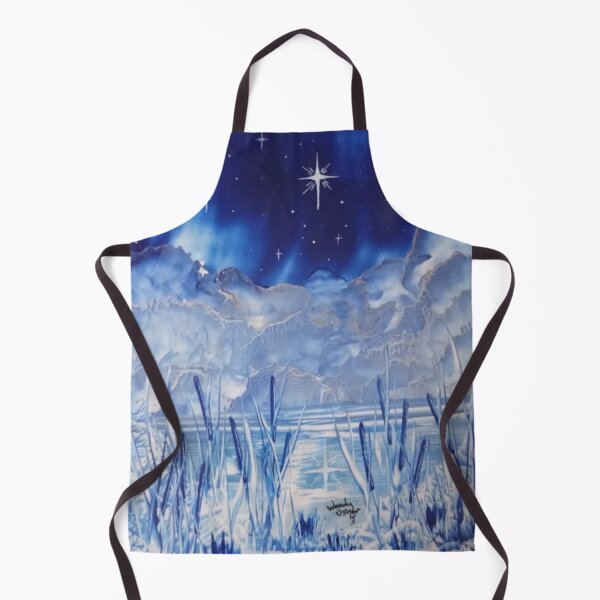 Aperçu de l'œuvre Art Encaustique du Lac de Minuit créée et vendue par Wendy Usher.