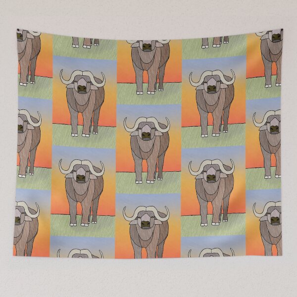 Item preview, Cape Buffalo In The Sunset designed and sold by RVHudson.
