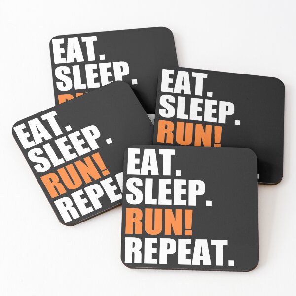 Item preview, Eat, sleep, run, repeat designed and sold by Bojkiw.
