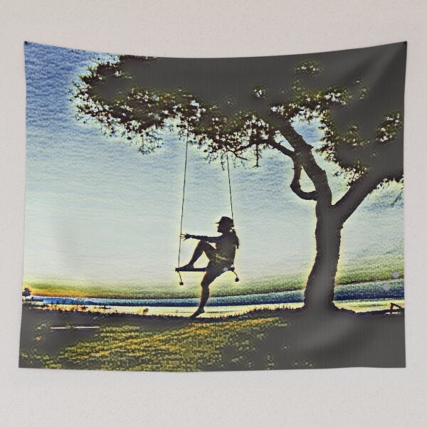Item preview, GALATHI Sunset Swing Vintage - Relaxing Time designed and sold by Galathi Designs.
