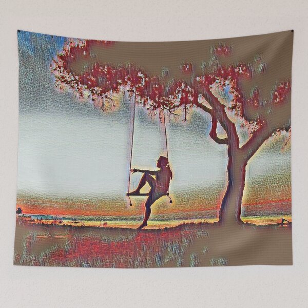 Item preview, GALATHI Sunset Swing Vintage pink - Relaxing Time designed and sold by Galathi Designs.