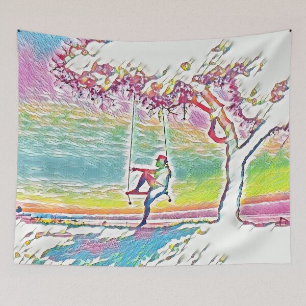 Item preview, GALATHI Sunset Swing Pink - Relaxing Time designed and sold by Galathi Designs.