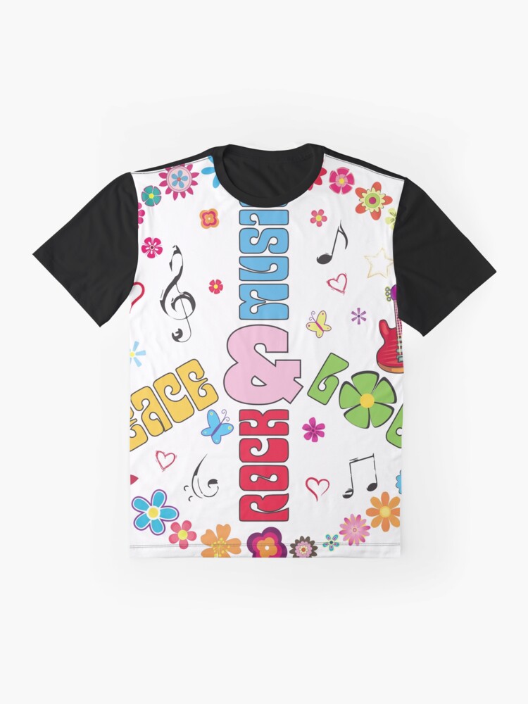 Alternate view of Peace and Love Graphic T-Shirt