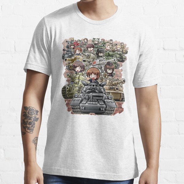 Girls Und Panzer - Chibi Essential T-Shirt