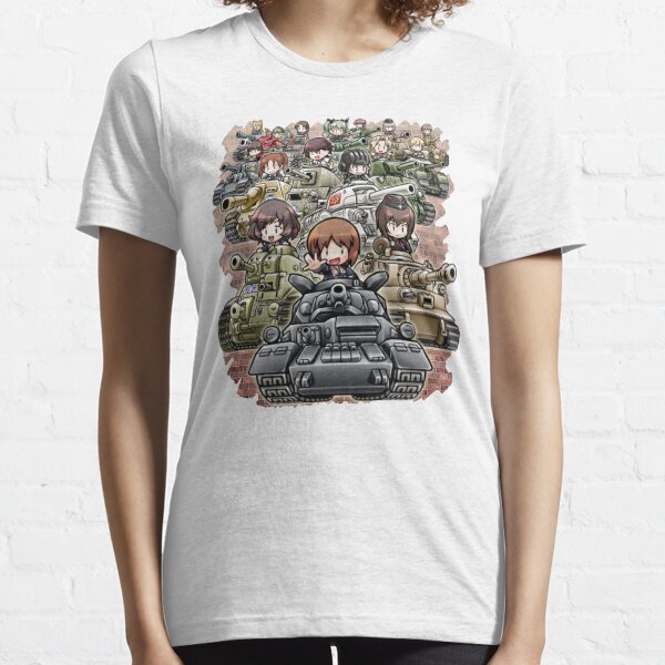 Girls Und Panzer - Chibi Essential T-Shirt