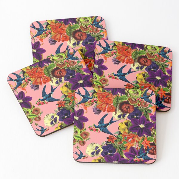 Item preview, Vintage Swallow Floral Pink designed and sold by Snexus.