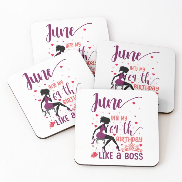 Item preview, June into my 64th birthday like a boss For Women & Man T-Shirt design designed and sold by TshirtStoreBD24.
