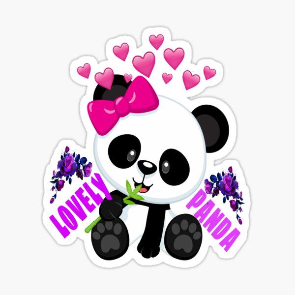 Evil Panda Stickers Redbubble - roblox perry the panda