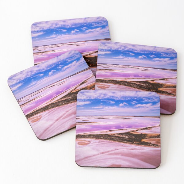Lake Tyrrell lookout in the Mallee - Sea Lake Coasters (Set of 4)