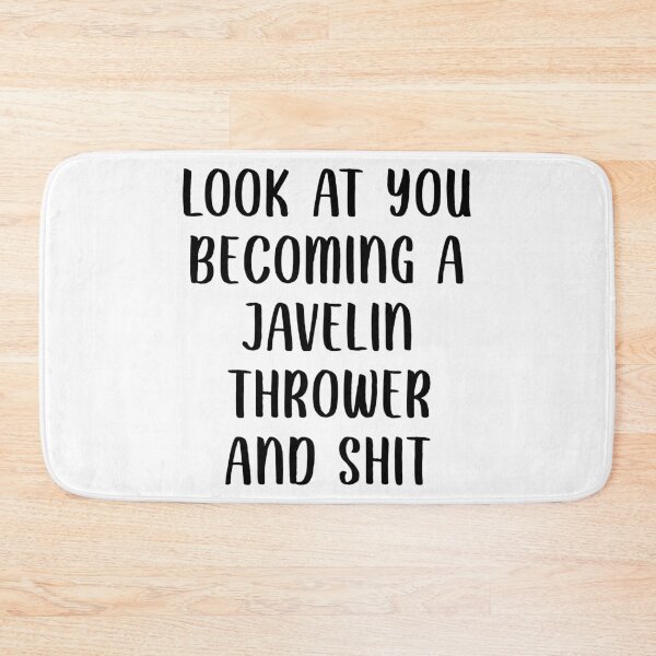 Item preview, Look At You Becoming A Javelin Thrower And Shit, Funny Kettlebell Design, Kettlebell Quote, weight lifting designed and sold by Aerial Addicts.