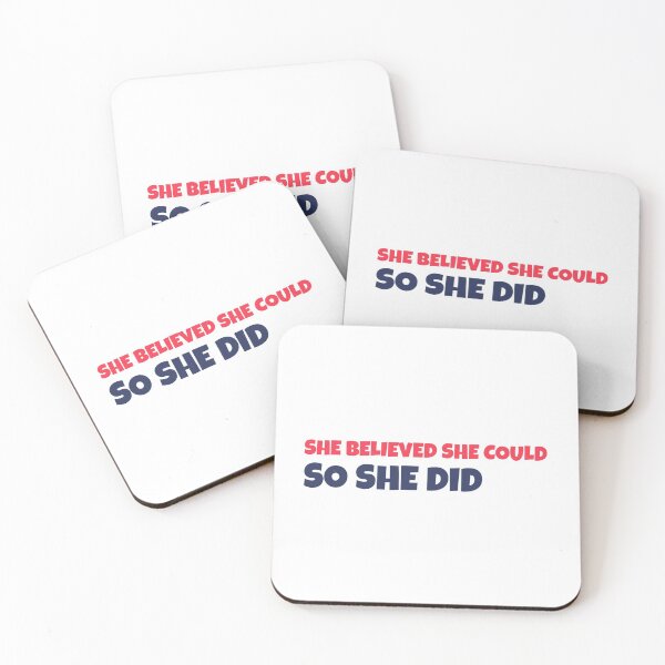 Item preview, She Delieved She Could So She Did designed and sold by Wachi-A.