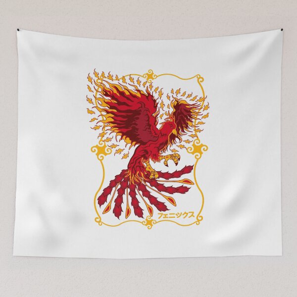 Item preview, Japanese Lucky Fiery Phoenix designed and sold by Ronchie.